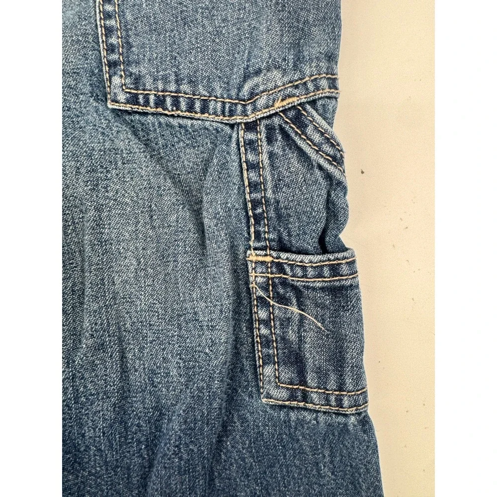 OshKosh B'gosh Overalls Kids 24M Blue Denim Vestbak‎ Adjustable Straps Utility